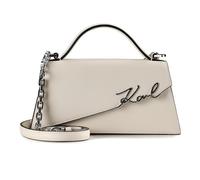 Karl Lagerfeld Signature Sac à main Cuir 24 cm blanc
