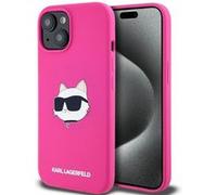 Karl Lagerfeld Silicone Choupette Head MagSafe - Coque iPhone 15 Plus / 14 Plus (rose) Rose G
