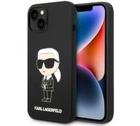 Karl Lagerfeld Silicone Ikonik MagSafe - Coque iPhone 15 Plus / 14 Plus (noir) Noir G