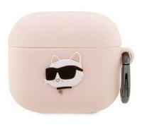 Karl Lagerfeld Silicone NFT Choupette Head 3D - Coque AirPods 3 (rose) G