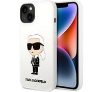 Karl Lagerfeld Silicone NFT Ikonik - Coque pour iPhone 14 Plus (Blanc) Blanc G