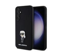 Karl Lagerfeld Silikon Ikonik Metal Pin Case, noir - Samsung Galaxy S23 FE