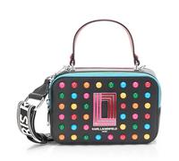 KARL LAGERFELD Simone Studded Camera Crossbody, Bandoulière Femme, Noir/Multicolore, Taille Unique