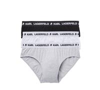 Karl Lagerfeld Slip gris / noir / blanc, Taille XL