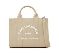 Karl Lagerfeld - Square Tote M - Femme - Sacs - Beige - Taille: ONE Size