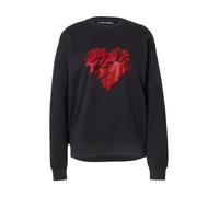 Karl Lagerfeld Sweat-shirt 'HEARTS' rouge sang / noir, Taille L