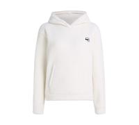 Karl Lagerfeld Sweat-shirt 'IKON' noir / blanc / blanc cassé, Taille L