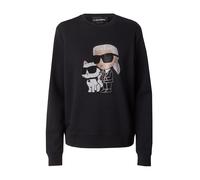 Karl Lagerfeld Sweat-shirt 'Ikonik 2.0' beige / noir / blanc, Taille S
