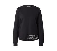 Karl Lagerfeld Sweat-shirt noir / blanc perle, Taille L
