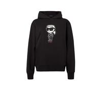 Karl Lagerfeld Sweat-shirt rouge / noir / blanc, Taille XS