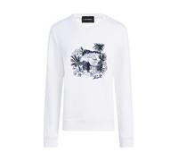 Karl Lagerfeld Sweat-shirt 'Villa la Vigie' crème / bleu clair / vert / noir, Taille S