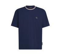 Karl Lagerfeld T-Shirt bleu foncé / rouge / blanc, Taille S