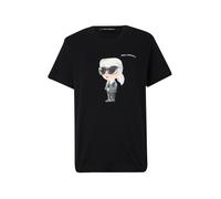 Karl Lagerfeld T-shirt 'IKON AQUARELLE K' nude / blanc, Taille M