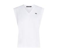 Karl Lagerfeld T-shirt 'Ikon' beige clair / noir / blanc, Taille XL