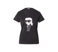Karl Lagerfeld T-shirt 'Ikonik 2.0' noir / blanc, Taille XS