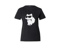 Karl Lagerfeld T-shirt 'Ikonik 2.0' noir / blanc, Taille XS