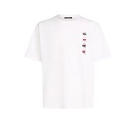 Karl Lagerfeld T-Shirt rouge / noir / blanc, Taille M