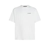 Karl Lagerfeld T-Shirt 'Rue St-Guillaume' noir / blanc, Taille M
