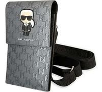 Karl Lagerfeld Torebka Klwbsamipgsrebrny/Silver Ikonik Karl Monogram Patch