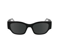 KARL LAGERFELD Unisex Adult Sunglasses KLJ6168S - Shiny Black with Solid Smoke Lens