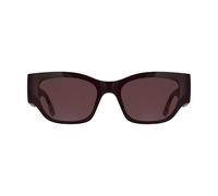 Karl Lagerfeld Unisex Adult Sunglasses KLJ6168S - Shiny Burgundy with Solid Rose Lens