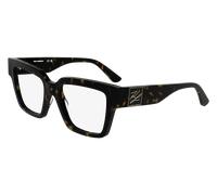 Karl Lagerfeld Unisex Karl Lagerfeld KL6196 242 Montures optiques Acétate Havane Carré Normale
