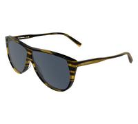 Karl Lagerfeld Unisex Karl Lagerfeld KL6227S 008 Lunettes de soleil Acétate Noir Gris Pilote Normale