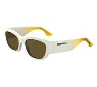 Karl Lagerfeld Unisex Karl Lagerfeld KLJ6168S 105 Lunettes de soleil Bio-inject Blanc Normale