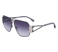 Karl Lagerfeld Unisex KL339S 040 Lunettes de soleil Métal Argent Gris Pilote Ombré