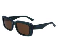 Karl Lagerfeld Unisex KL6101S 300 Lunettes de soleil Bio-inject Vert Marron Carré Normale Normale