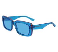 Karl Lagerfeld Unisex KL6101S 450 Lunettes de soleil Bio-inject Bleu Bleu Carré Normale Normale