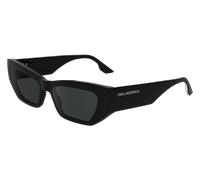 Karl Lagerfeld Unisex KL6160S 001 Lunettes de soleil Injecté Noir Carré Normale