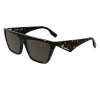 Karl Lagerfeld Unisex KL6186S 242 Lunettes de soleil Bio-inject Havane Carré Normale