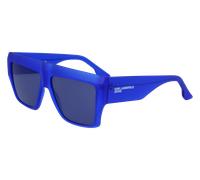 Karl Lagerfeld Unisex KLJ6148S 433 Lunettes de soleil Injecté Bleu Gris Carré Normale