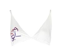 Karl Lagerfeld, unisex, Maillots de bain, Blanc, Taille: 36 FR Maillot de Bain en Élasthanne avec Coupe Confortable