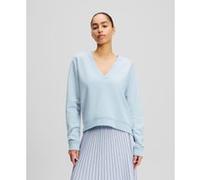 Karl Lagerfeld V-neck Sweatshirt Kentucky Blue Taille: S | Manches longues Outlet | Femme | Bleu