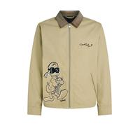 Karl Lagerfeld Veste mi-saison 'Disney' brocart / cappuccino / noir, Taille XL