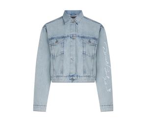 Karl Lagerfeld Veste mi-saison 'Disney X' bleu clair / jaune / noir / blanc, Taille S