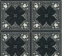Karl Lagerfeld Wallpaper papier peint du créateur Kaleidoscope papier peint luxe intissé noir blanc 10,05 m x 0,53 m