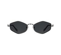 KARL LAGERFELD Women's Sunglasses KL365S - Dark Silver with Solid Smoke Lens
