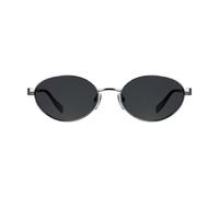 KARL LAGERFELD Women's Sunglasses KL366S - Dark Silver with Solid Smoke Lens