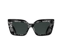 Karl Lagerfeld – Lunettes de soleil KL6204S – Acétate Noir/Argent Verre Fumé CAT3 Femme