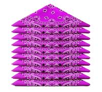 Karl Loven - Lot Bandana Orchidee - Motif Paisley - 100% Coton - Epaisseur Supérieure