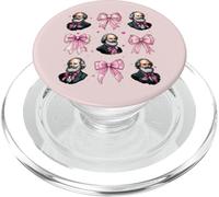 Karl Marx Communism Communist Girl Coquette Nœud Rose PopSockets PopGrip pour MagSafe