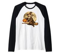 Karl Marx Communism Communist Jack O Lantern Moon Balai Manche Raglan