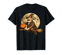 Karl Marx Communism Communist Jack O Lantern Moon Balai T-Shirt