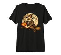 Karl Marx Communism Communist Jack O Lantern Moon Balai T-Shirt Haut de Gamme
