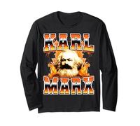 Karl Marx Communism Communist Style années 90 Manche Longue