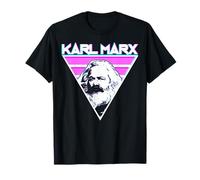 Karl Marx Communism Communist Vaporwave Esthétique Rétro Années 80 T-Shirt