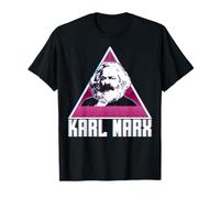 Karl Marx Communism Communist Vaporwave Esthétique Rétro Années 80 T-Shirt